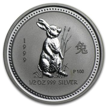 Australië Lunar 1 Haas 1999 1/2 ounce silver